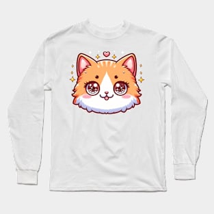 Head cat T-Shirt Long Sleeve T-Shirt